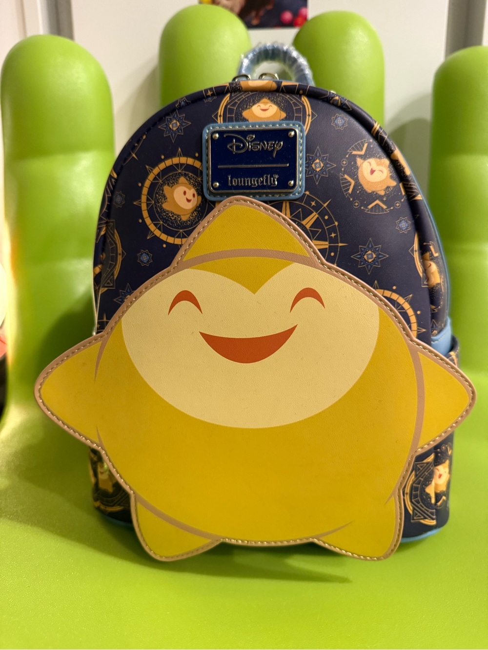 Disney Loungefly Wish Star Glow in the Dark Mini Backpack Exclusive